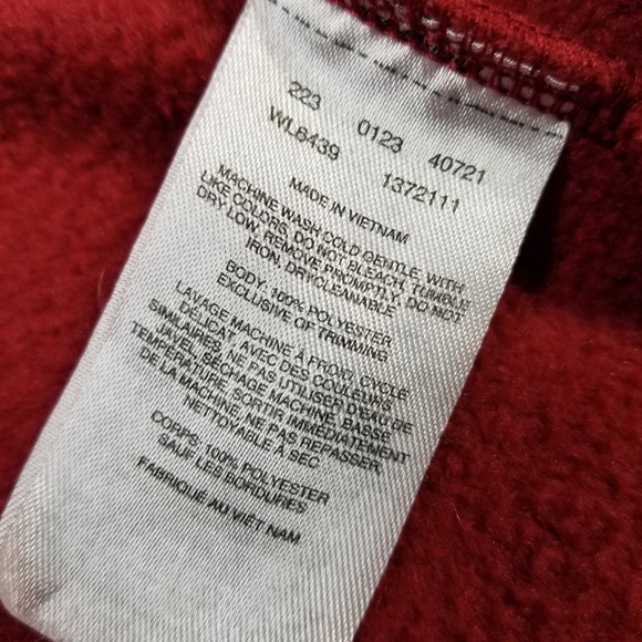 Columbia Jacket Womens Size M Red Full Zip Fleece Mock Neck Long Sleeve - Picture 8 of 10